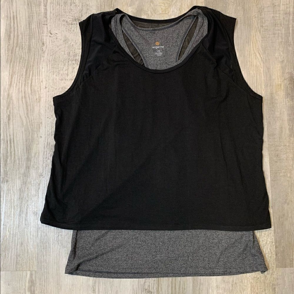 Tangerine double layered tank top black/… - Picture 11 of 13